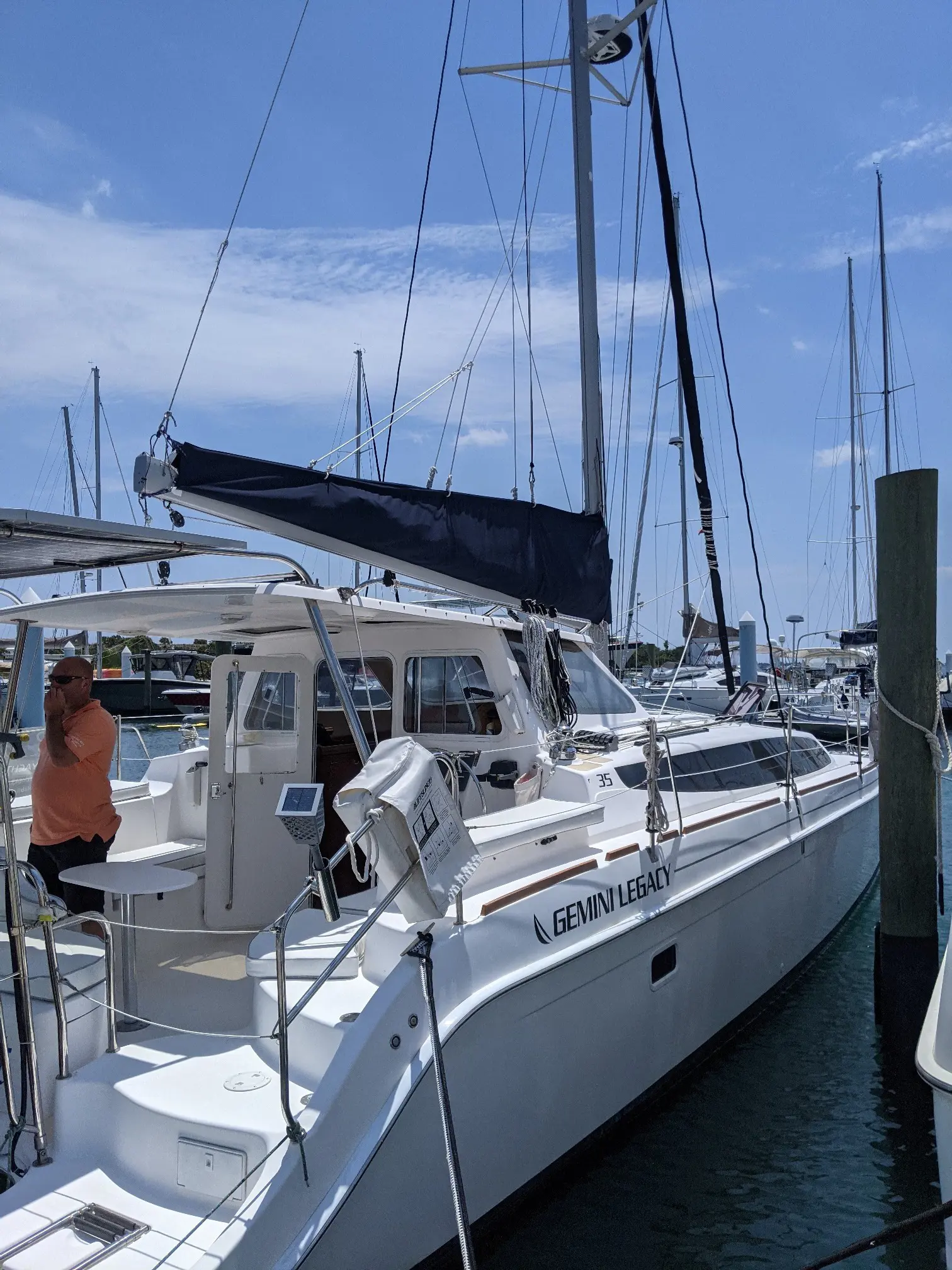 Used Sail Catamaran for Sale 2014 Gemini Legacy 35 Boat Highlights