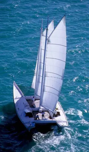 Used Sail Catamaran for Sale 2008 Gaff Rigged Schooner Boat Highlights