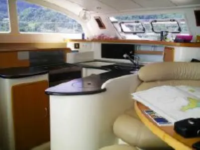 Used Sail Catamaran for Sale 2005 Leopard 43  Layout & Accommodations