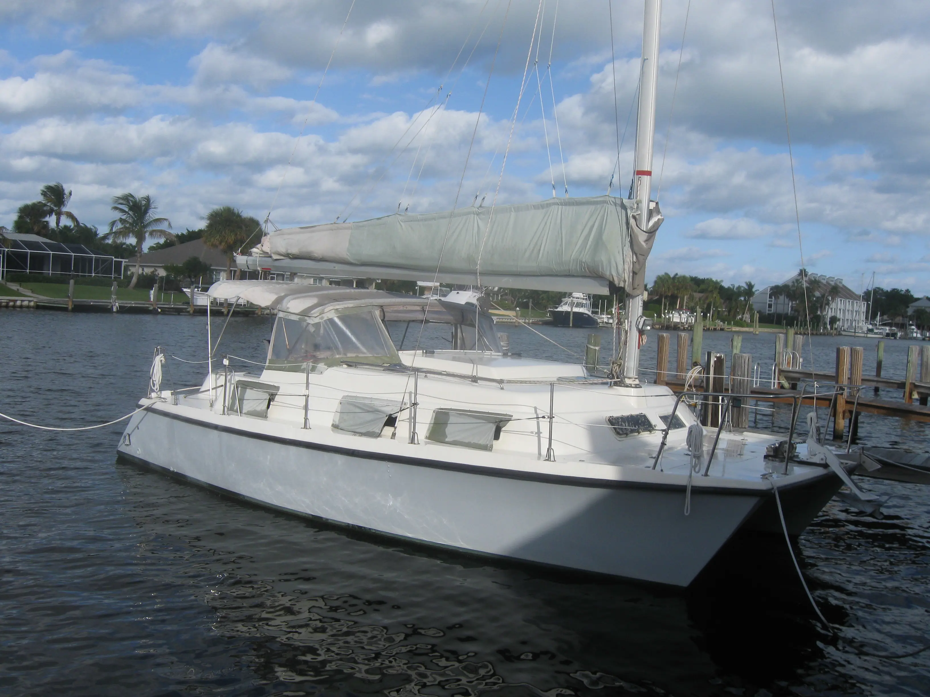 Used Sail Catamaran for Sale 1990 Intercat 