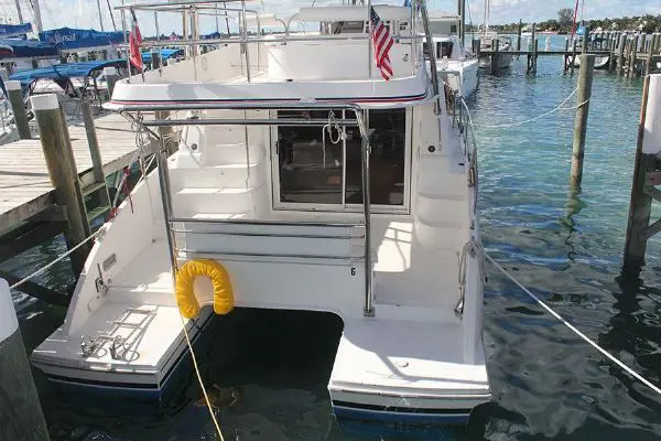 Used Power Catamaran for Sale 2009 Leopard 37 PC Boat Highlights