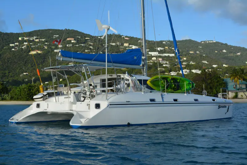 Used Sail Catamaran for Sale 2003 Wildcat 350 Boat Highlights