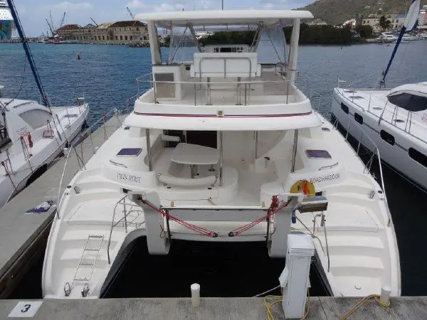 Used Power Catamaran for Sale 2008 Leopard 47 PC  Boat Highlights