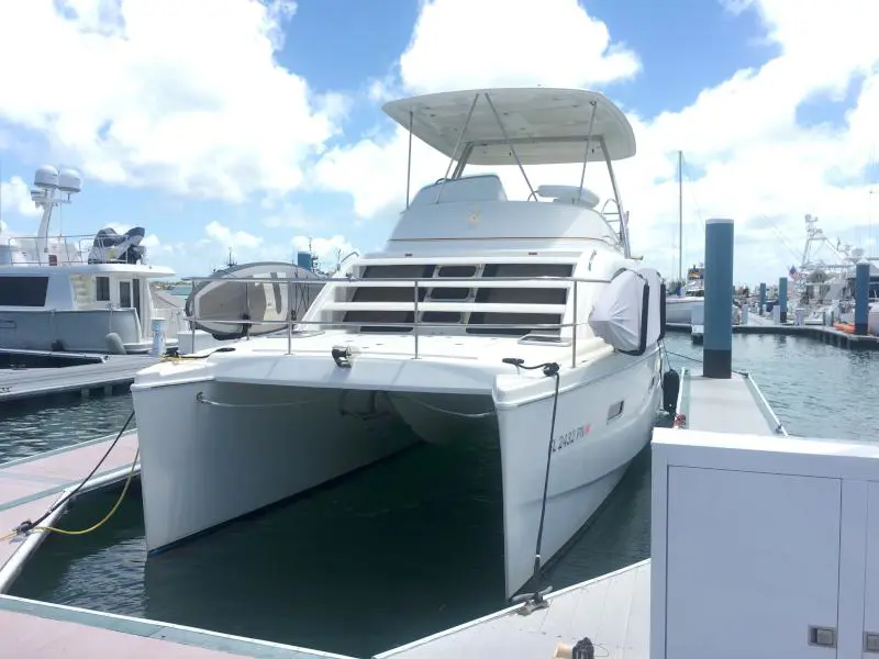 Used Power Catamaran for Sale 2009 Leopard 37 PC Boat Highlights