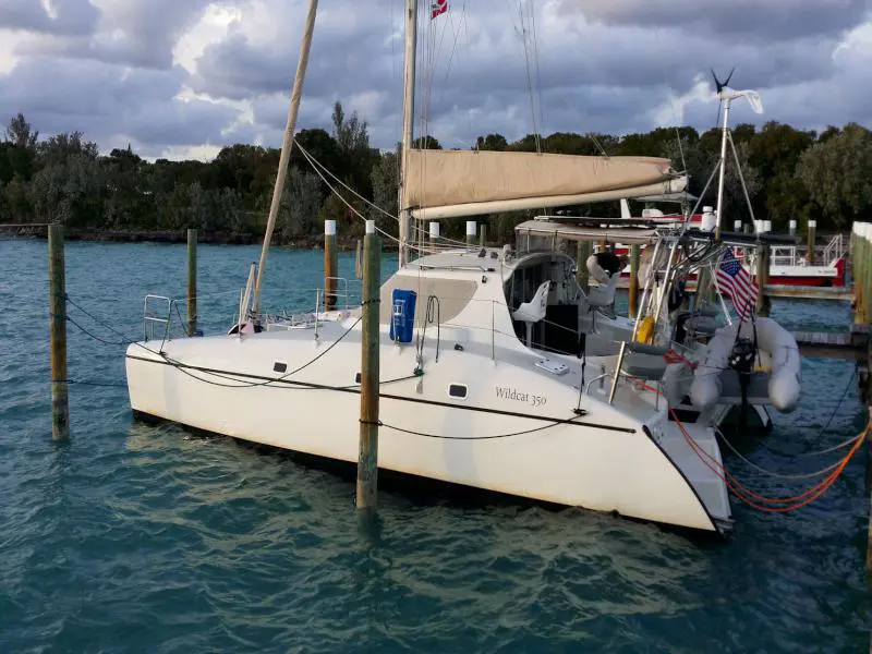 Used Sail Catamaran for Sale 2003 Wildcat 350 Boat Highlights