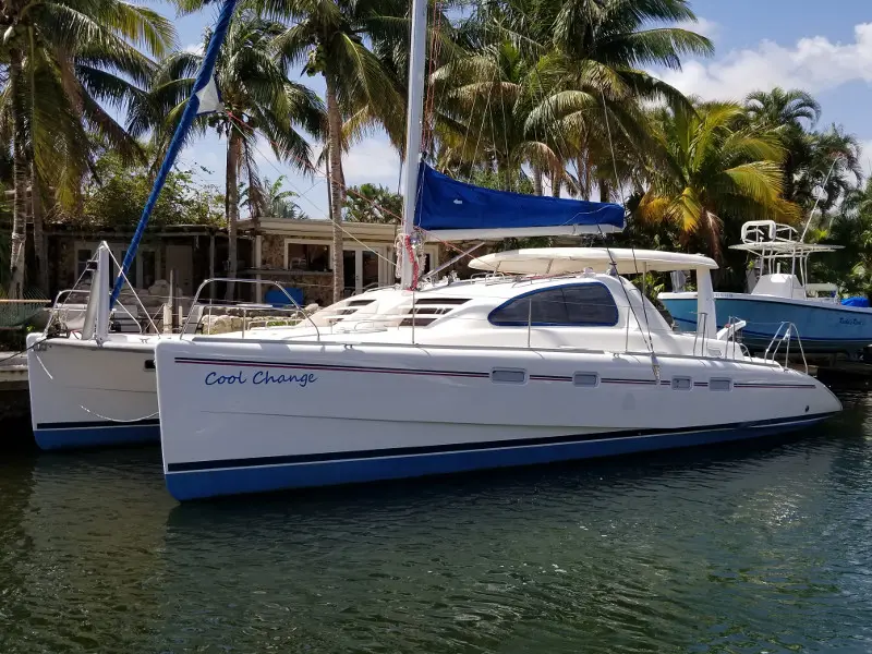 Used Sail Catamaran for Sale 2005 Leopard 43  