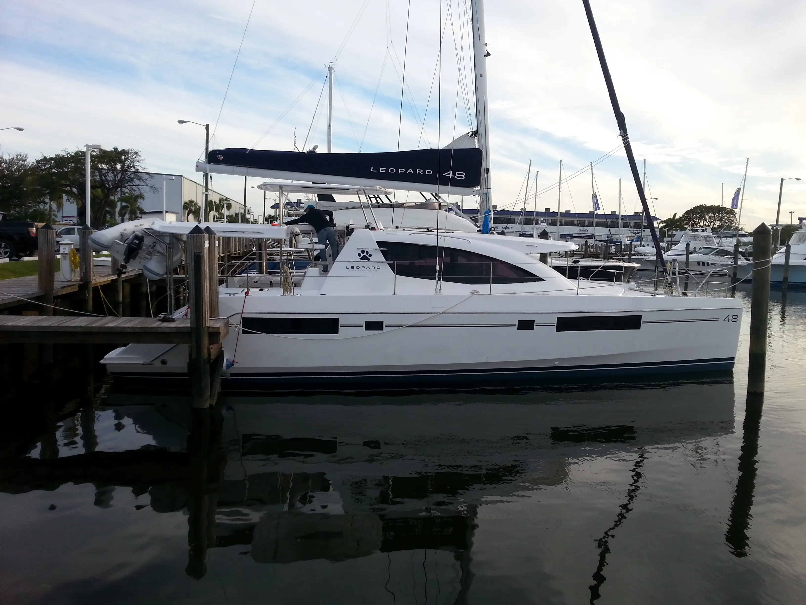 Used Sail Catamaran for Sale 2015 Leopard 48 Boat Highlights