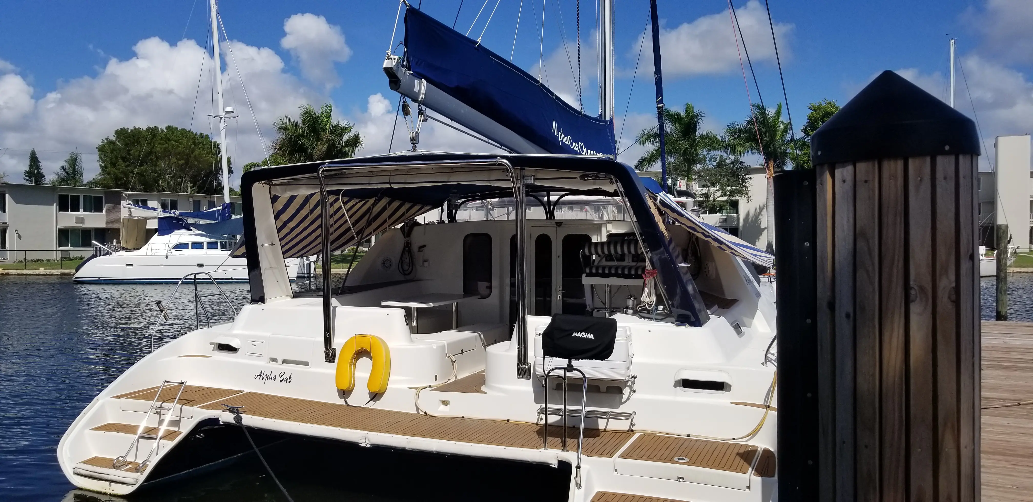 Used Sail Catamaran for Sale 2001 Leopard 4500 Boat Highlights