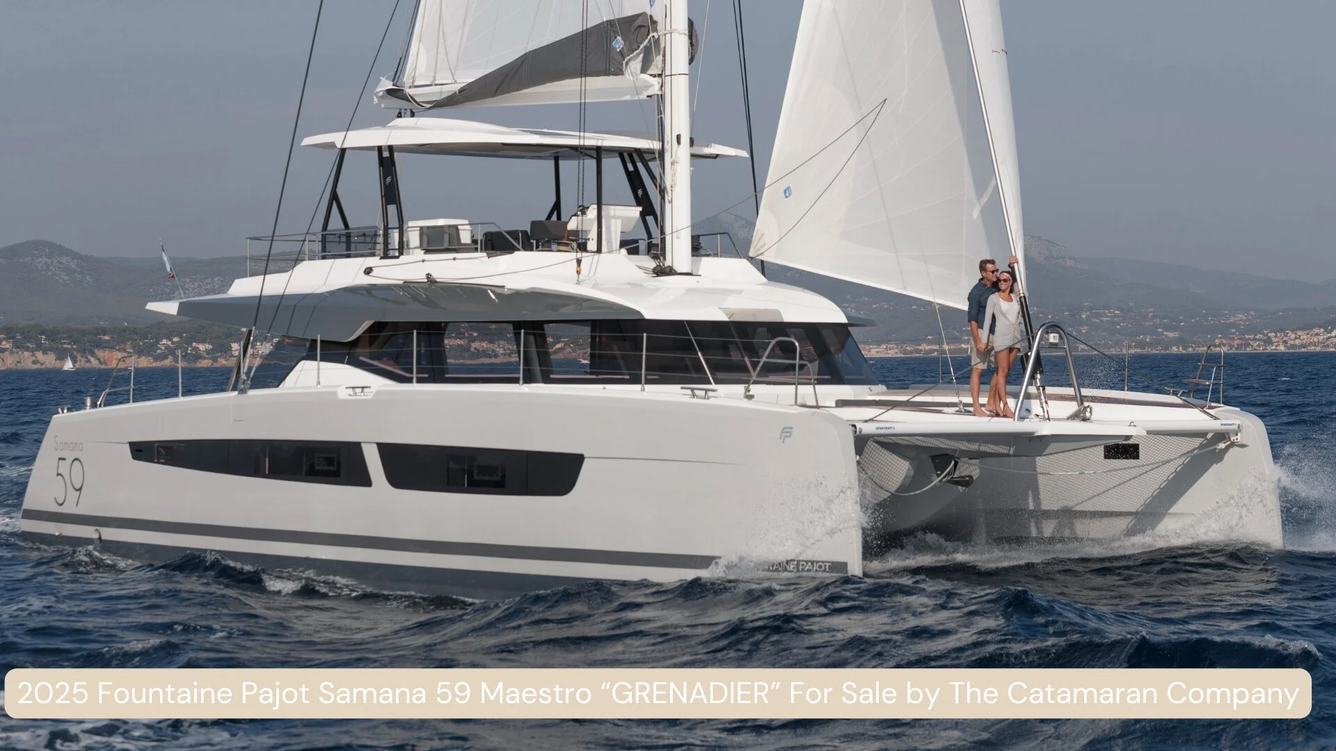 New Sail Catamaran for sale THERAPY 2025 FOUNTAINE PAJOT Samana 59 Maestro